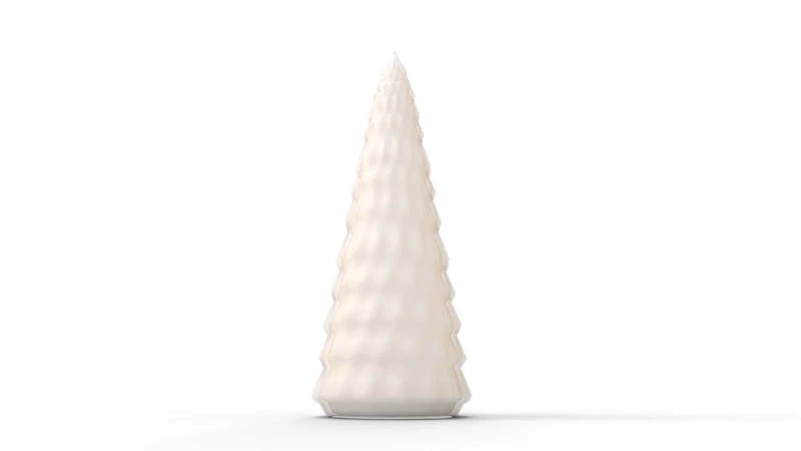 Pre Lit Caviar Beaded Glass Trees White Image 4