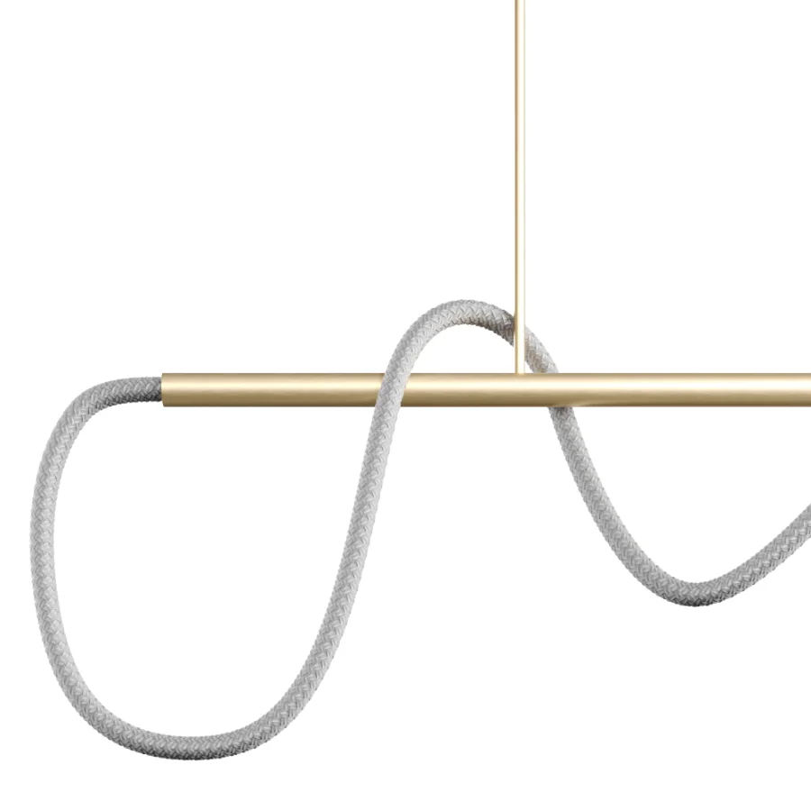 Festif Linear Pendant Lamp by Dbianco vol 3 Image 3