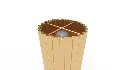 FLUTED GOLD WALL SCONCE - Thumbnail 8