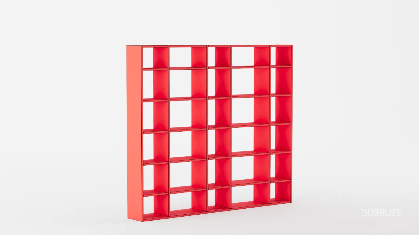 Aracelly Geometric Bookcase Image 9