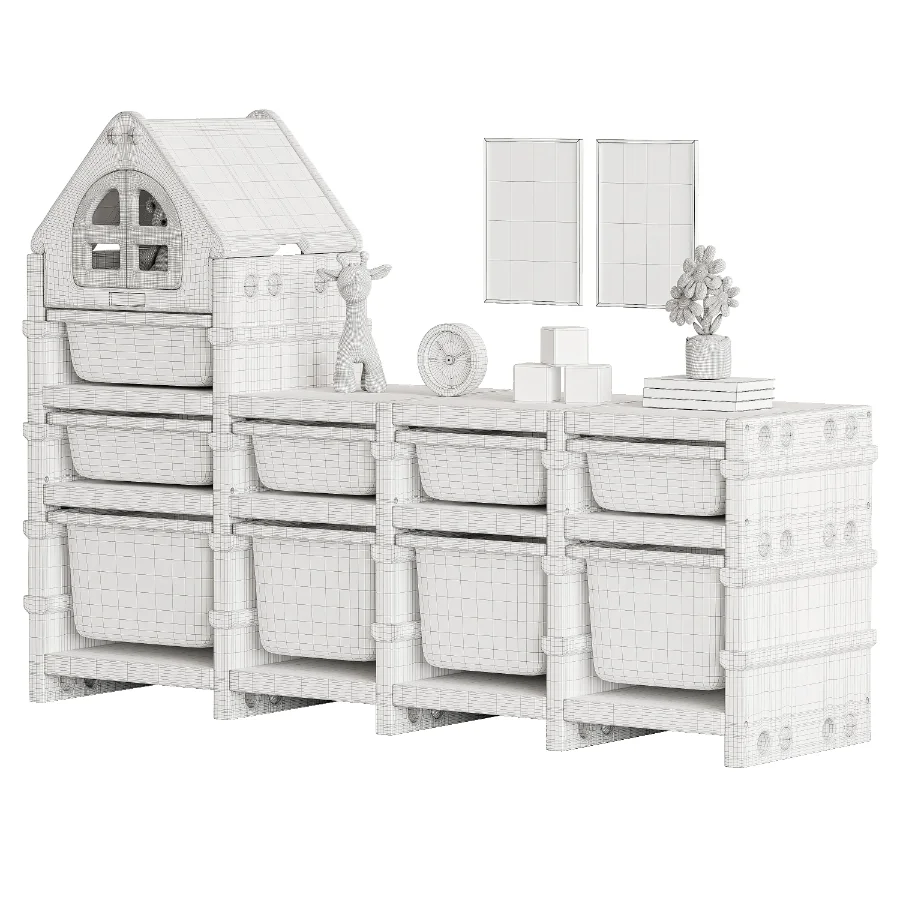 Toy shelving PTSTW9CL 9 boxes Image 7