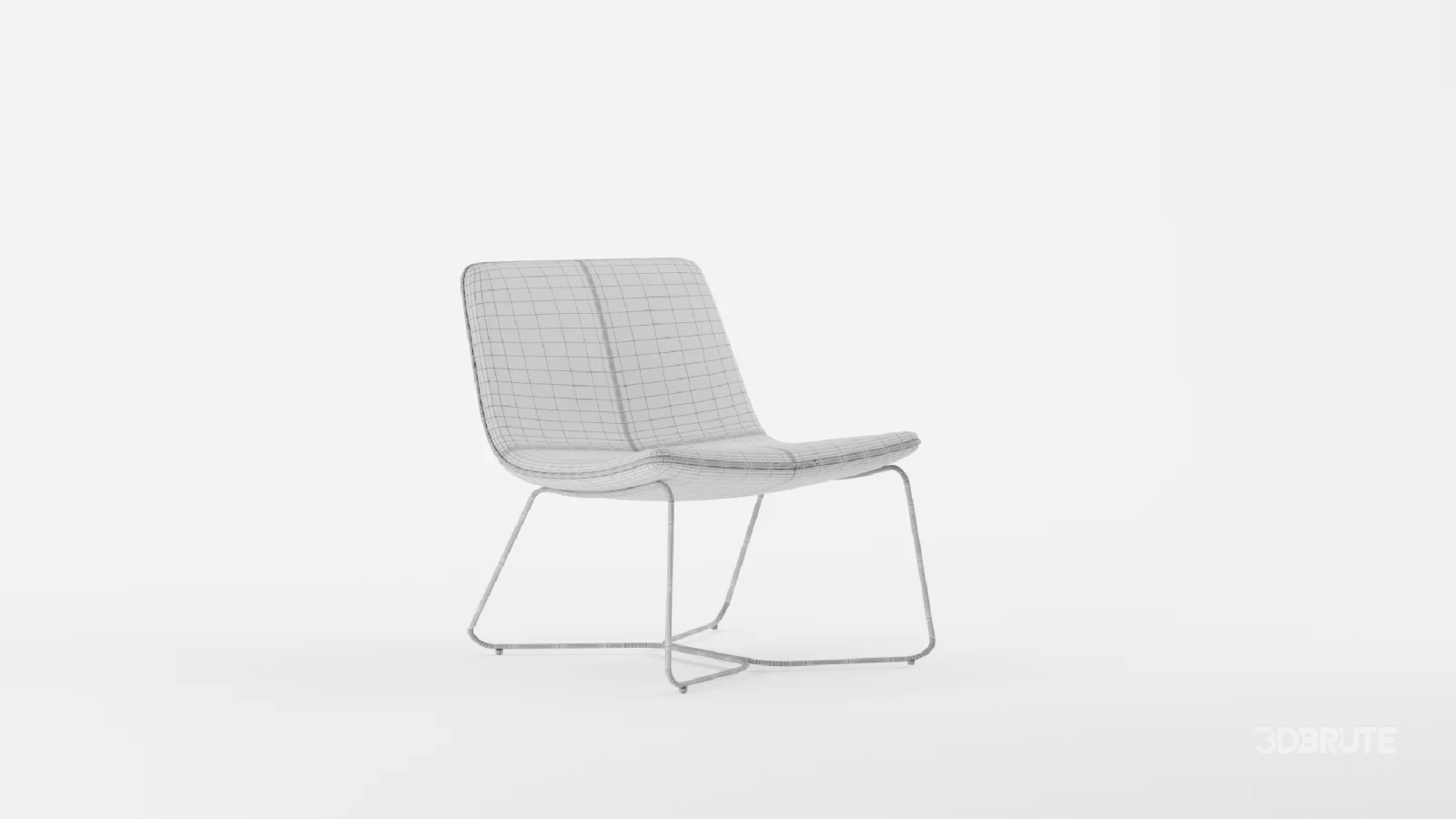 Tan Slope Lounge Chair Image 7