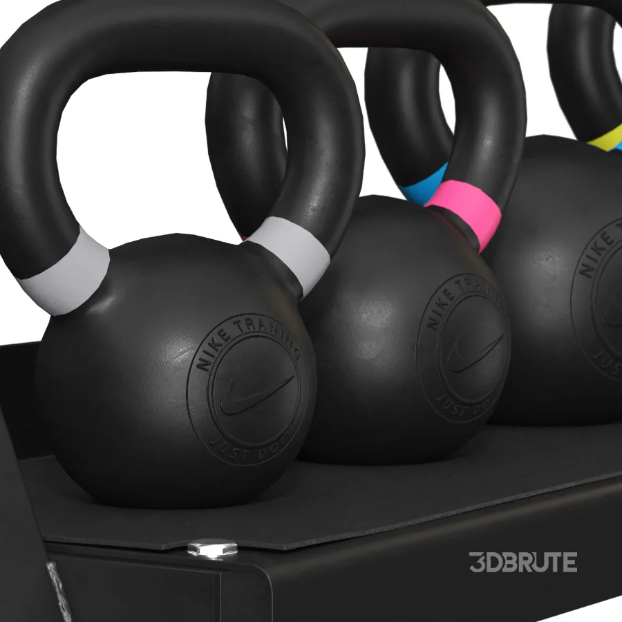 Nike_Kettlebell_&_Dumbbell_Storage_Rack Image 3