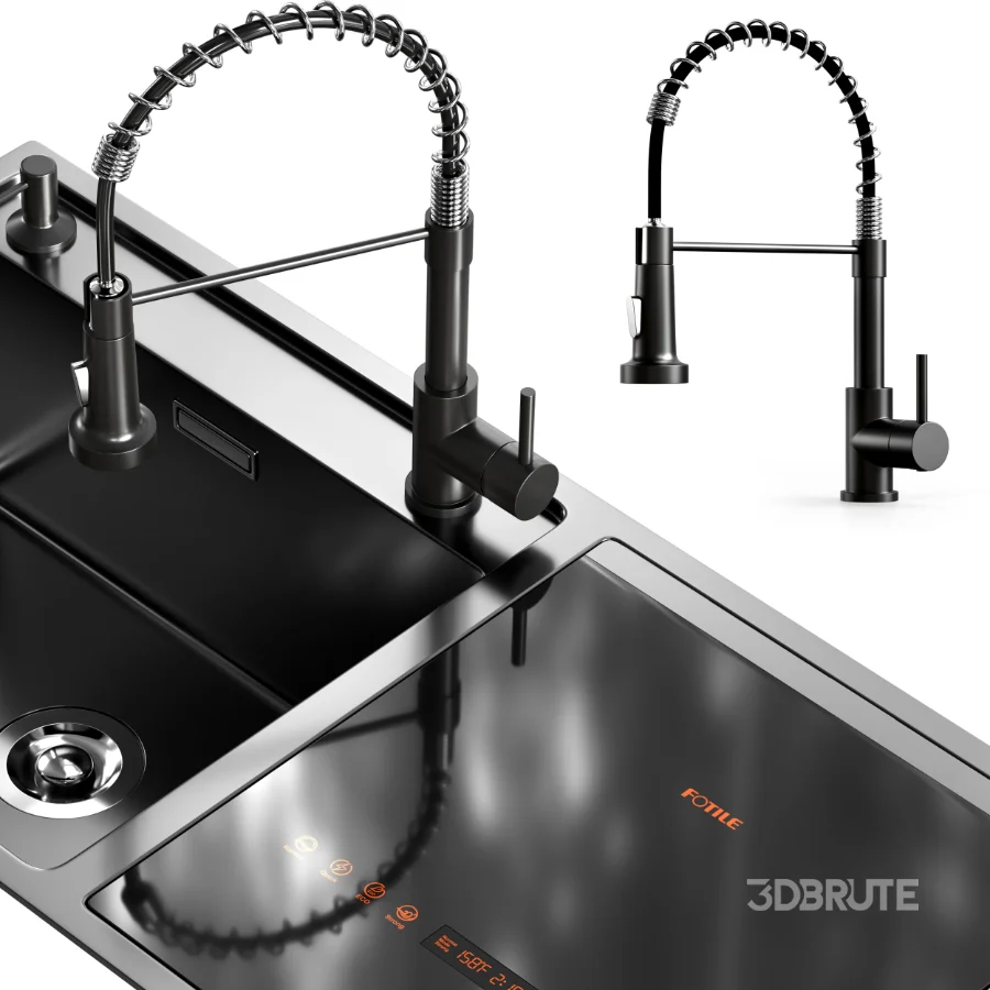 Sink Equipped With Dishwasher Image 5