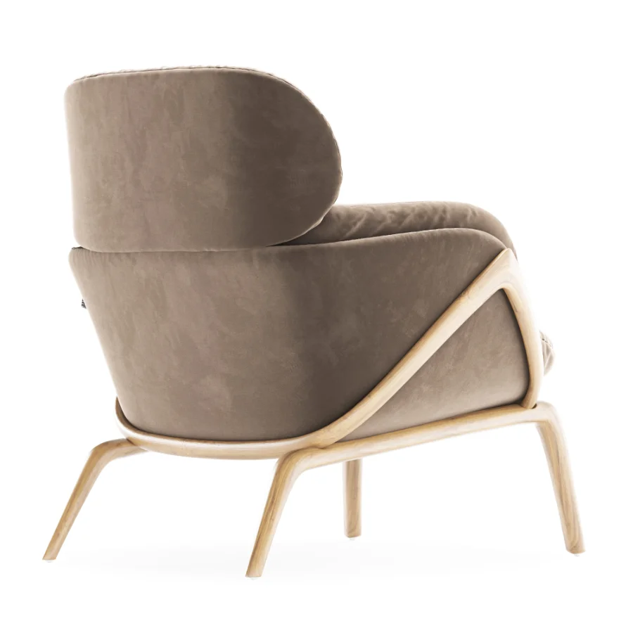 Elysia 101 Lounge Chair & Nino Ottoman Image 6