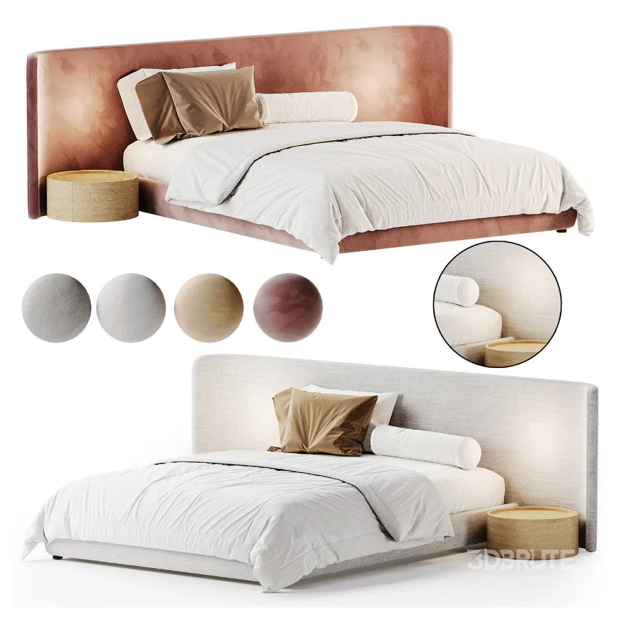 Japandi Double Bed Image 4