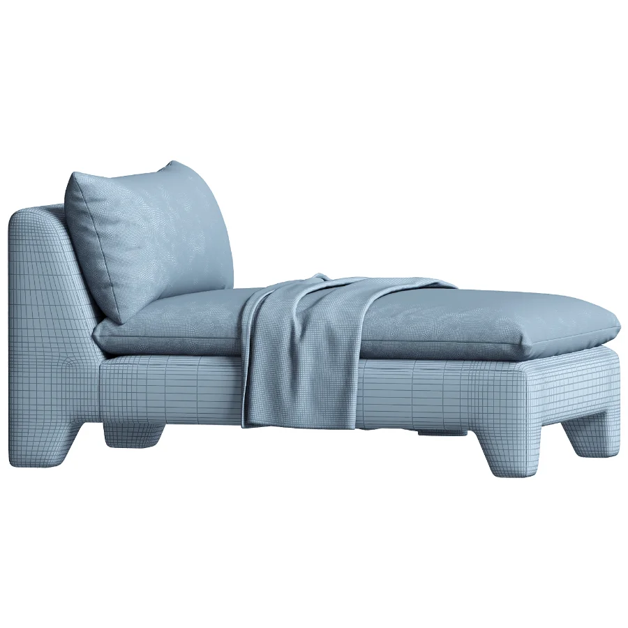 ESTELLE CHAISE CREAM Moes Home Collection Image 1