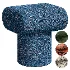 Pouf Plum Boucle Blue - Thumbnail 1