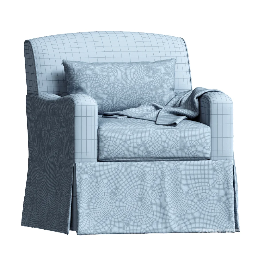 Bluewood Lounge Chair Image 1