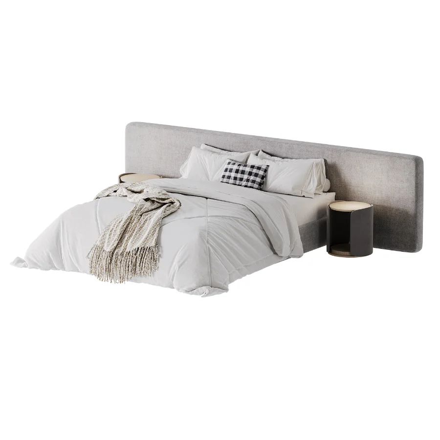 Modern Double Bed 03 Image 2