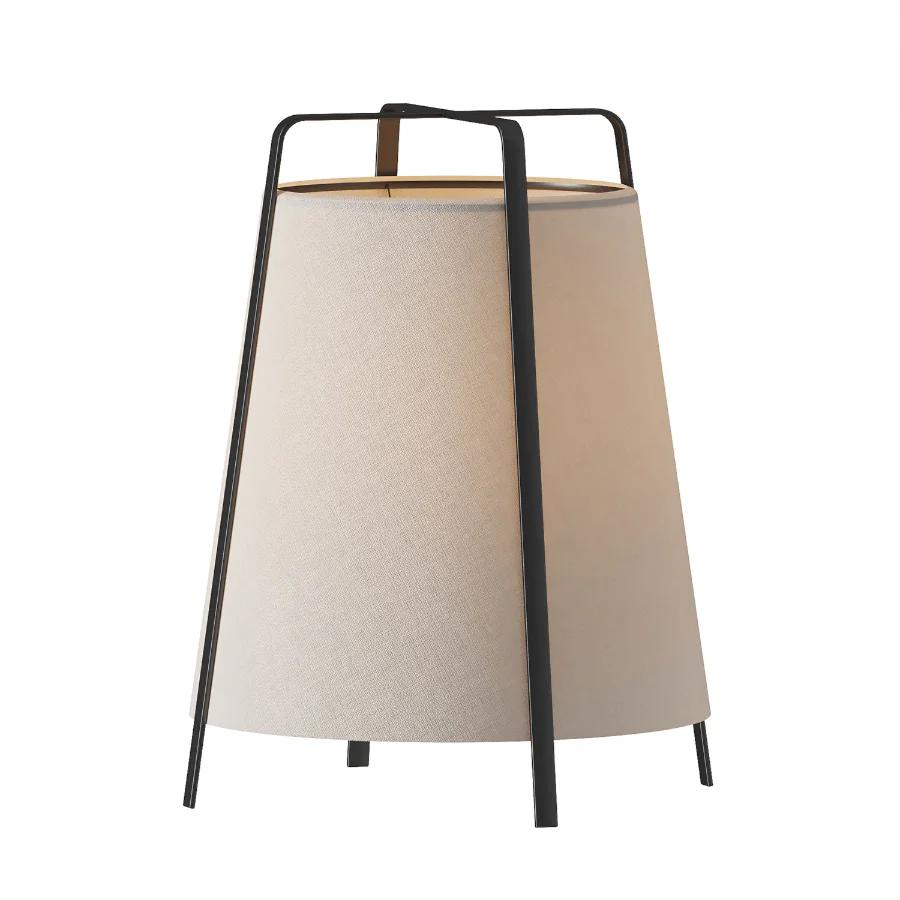 Japandi Fabric Floor Lamp Image 1
