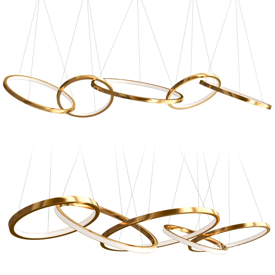 Rings LED Pendant Image 2