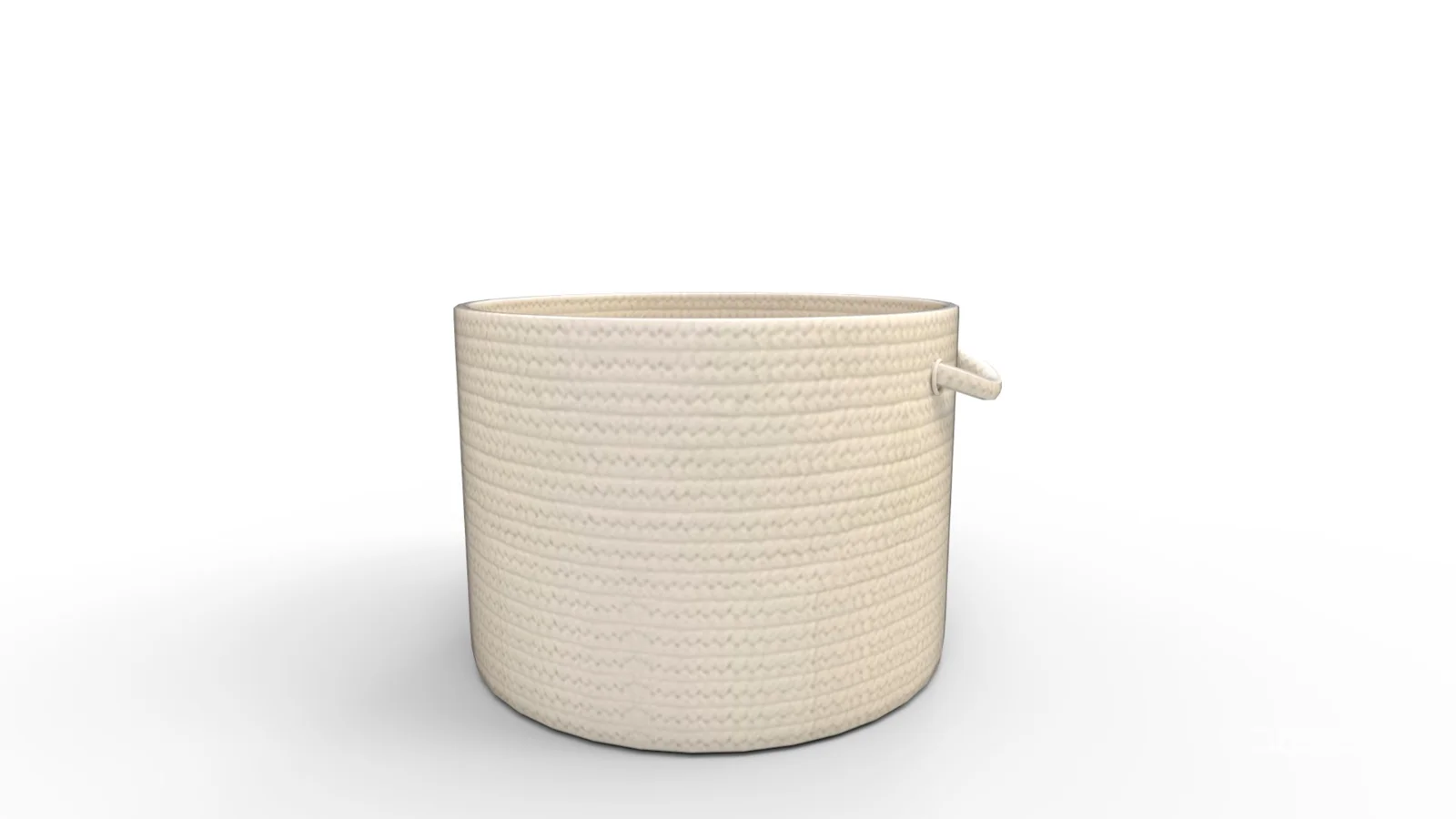 Braided Fabric Basket Image 5
