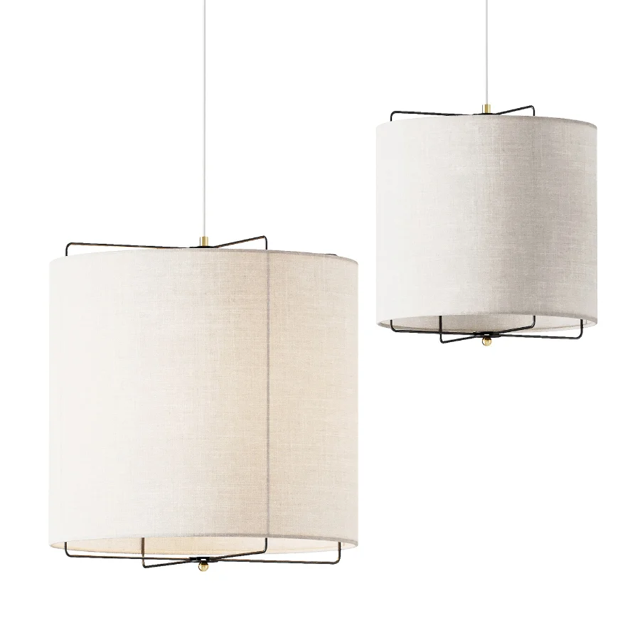 Linen Clouds Pendant Lamp Image 3