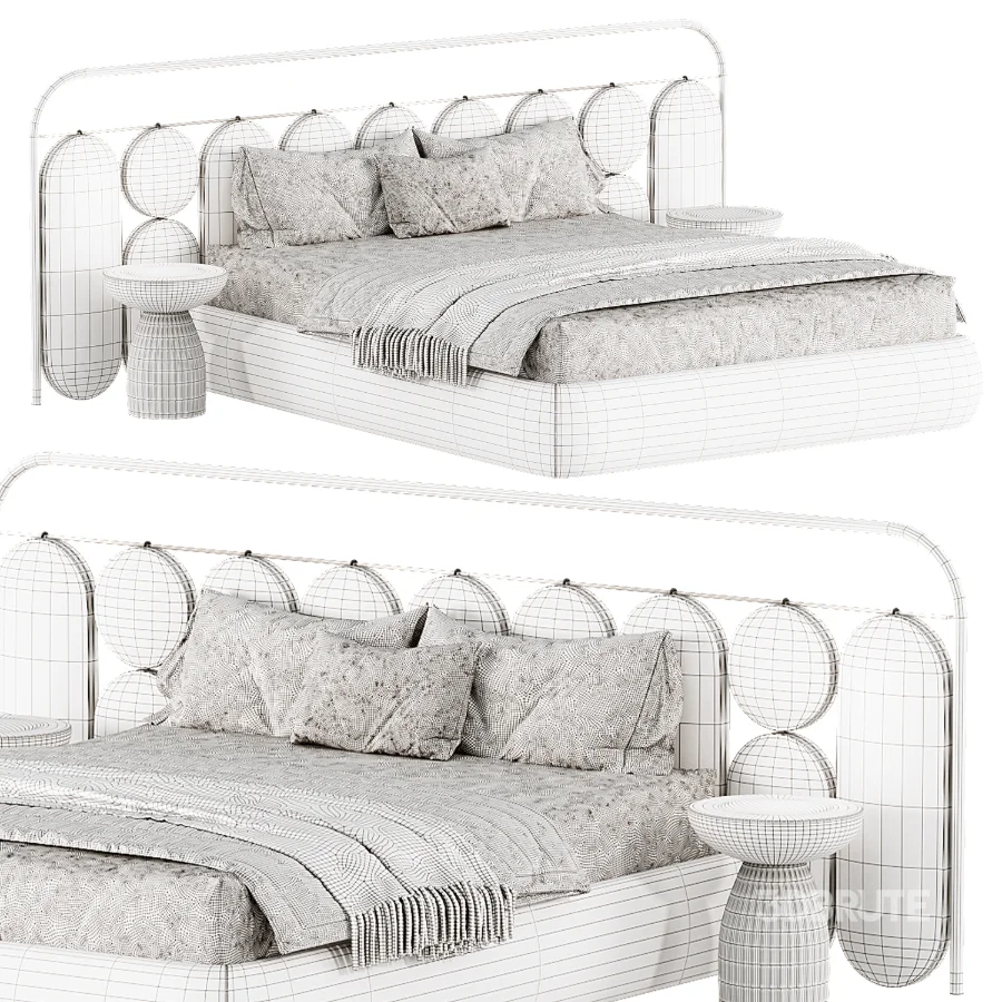 Japandi Double Bed 04 Image 4