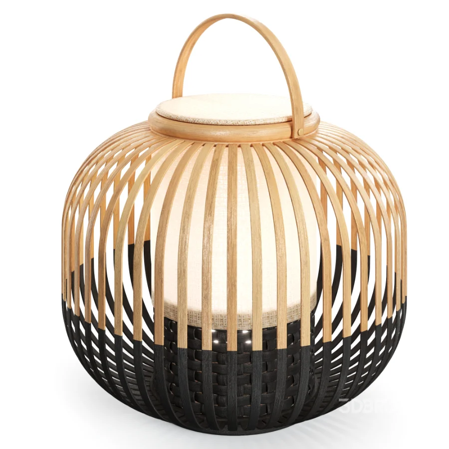 TakeAWay Bamboo Floor Lamp by Forestier Image 3