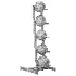 Mirafit_Slam_Ball_Set_with_Rack - Thumbnail 7