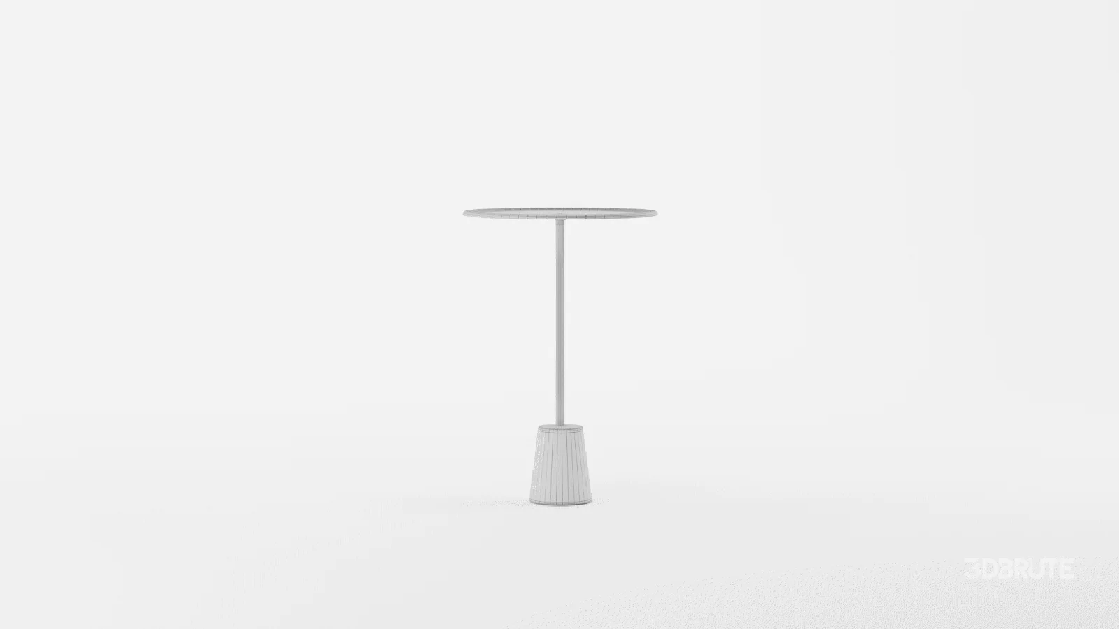 Patson Tray Top Pedestal End Table Image 2