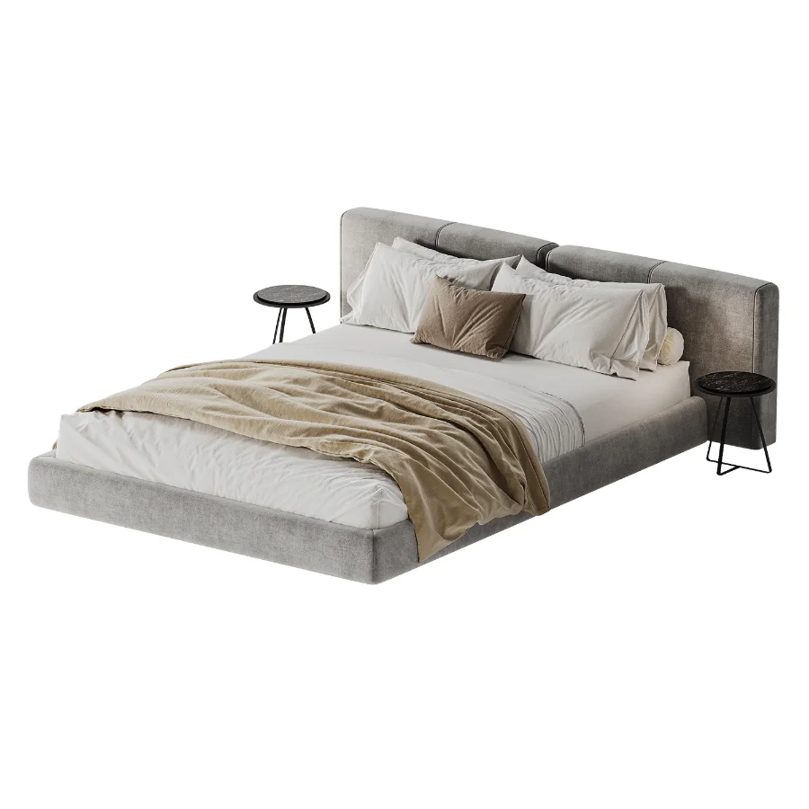 Lazy Bed with Horizontal Modern Image 1