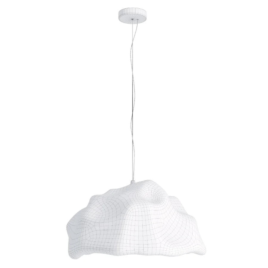 Polystyrene 1-Light Pendant Light Image 2