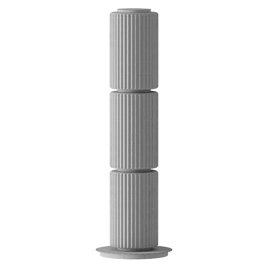 Column Ivory Floor Lamp Image 1