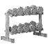 Mirafit_Rubber_Dumbbells_With_Rack - Thumbnail 7