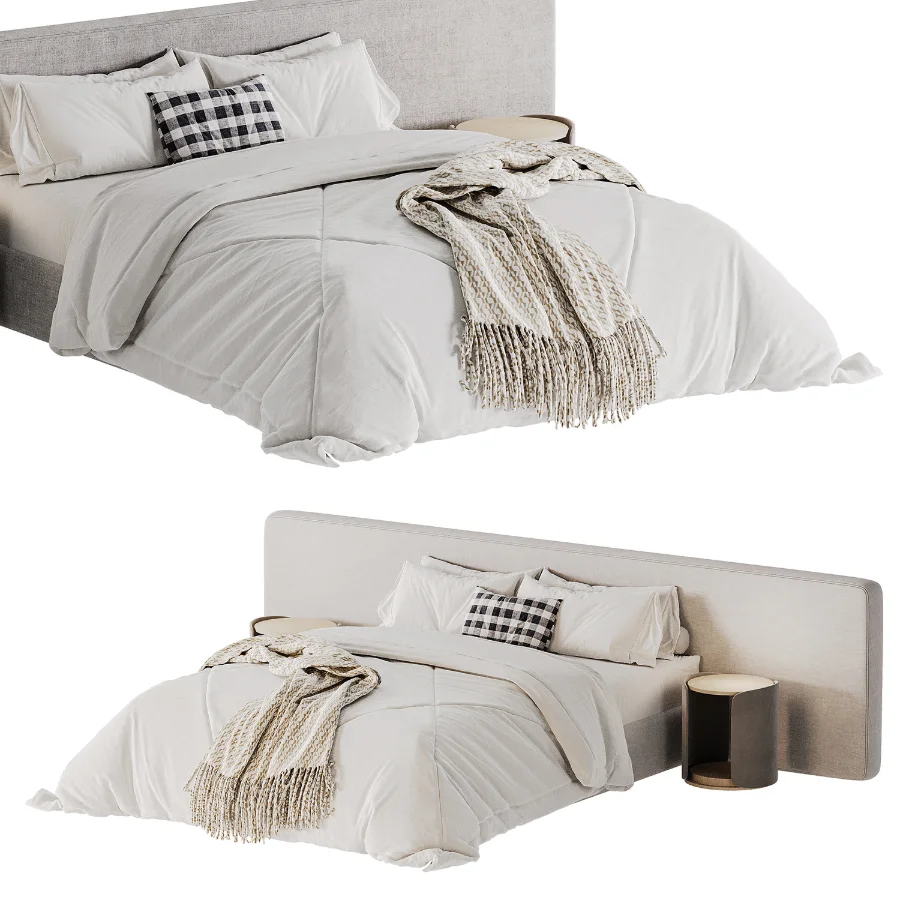 Modern Double Bed 03 Image 6