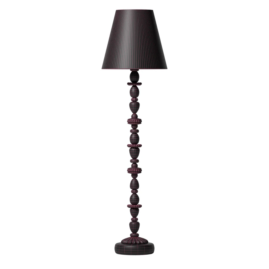 Firefly Floor Lamp (Pink and gold) Image 6