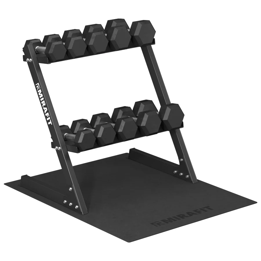 Mirafit_2_Tier_150kg_Dumbbell_Rack Image 3