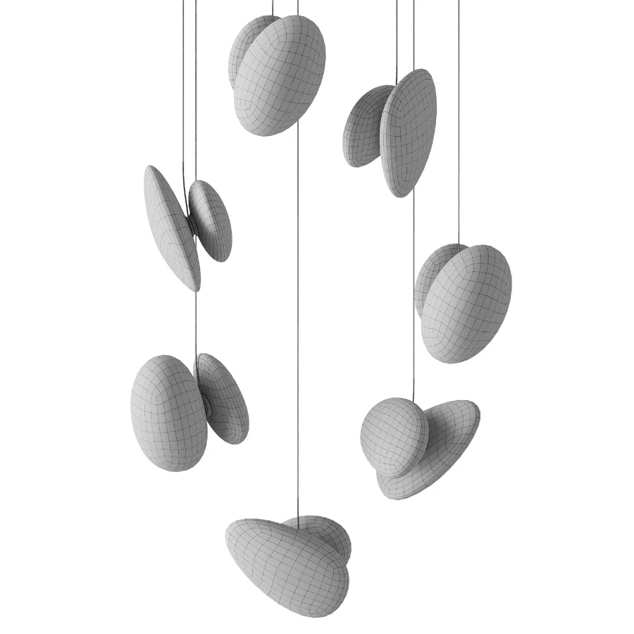 Pebble Linear 05 Chandelier Image 4