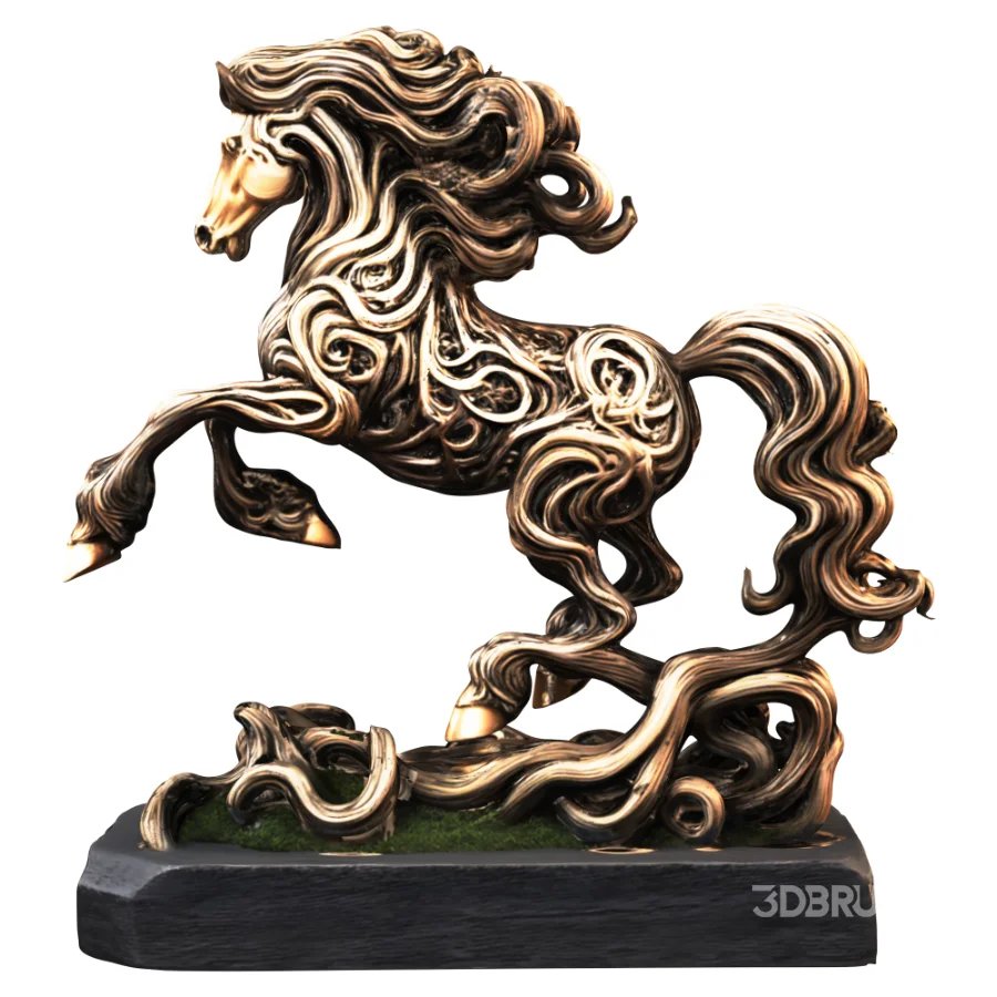 Decorative Horse Statue for Interior Image 1