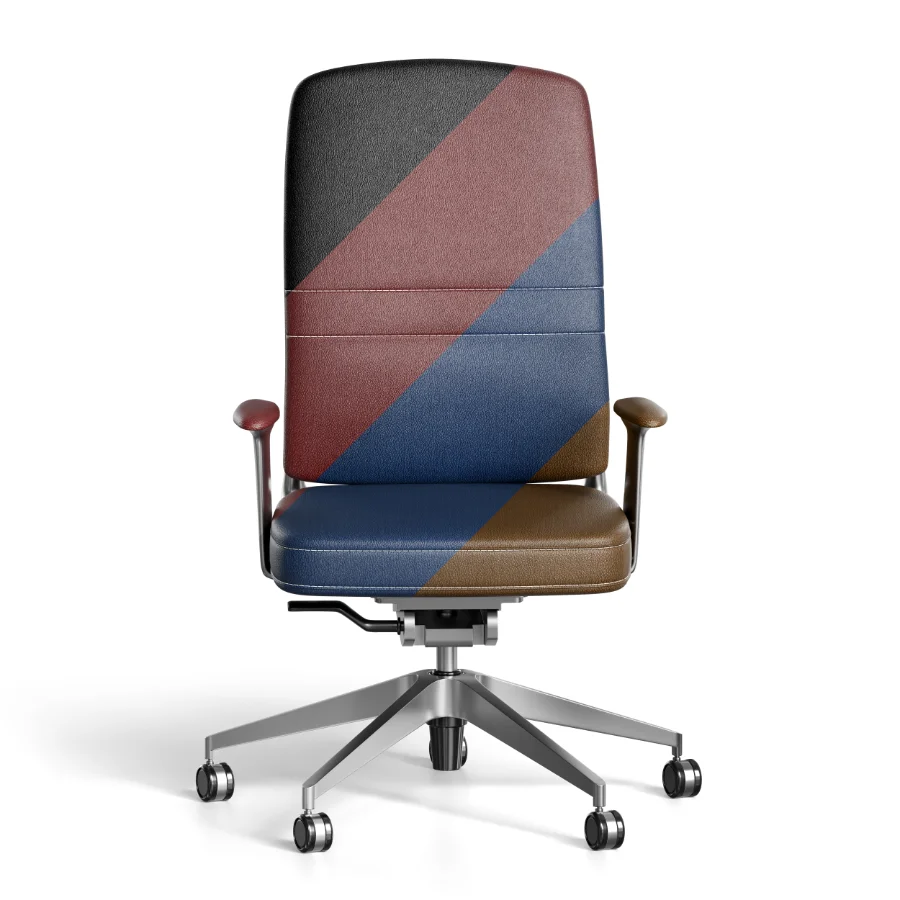 LEATHER-COVERED COMPUTER CHAIR Image 5