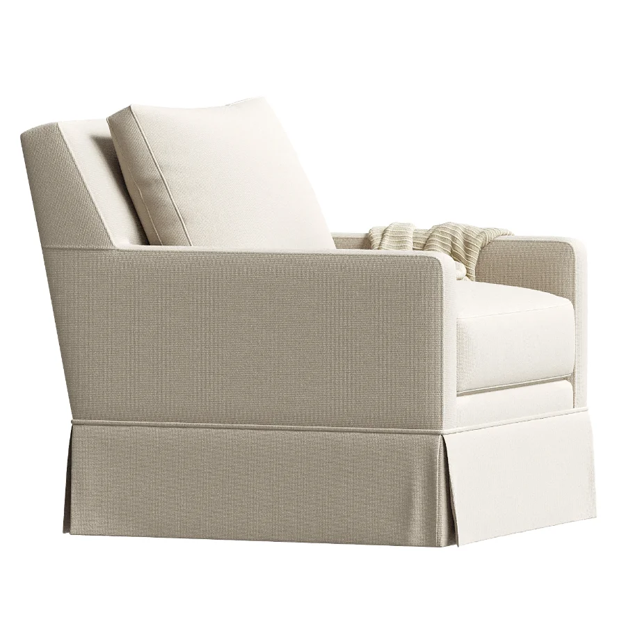 Augustus Club Chair Crypton Linen Image 3
