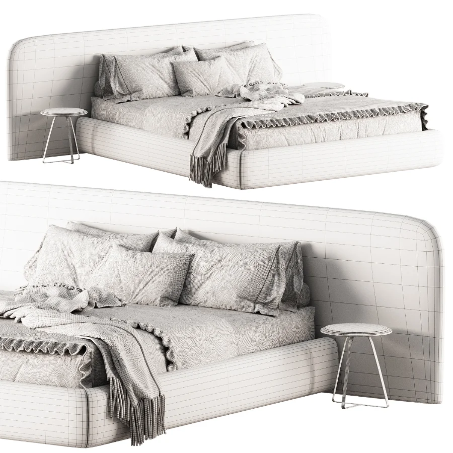 Modern Double bed 06 Image 2