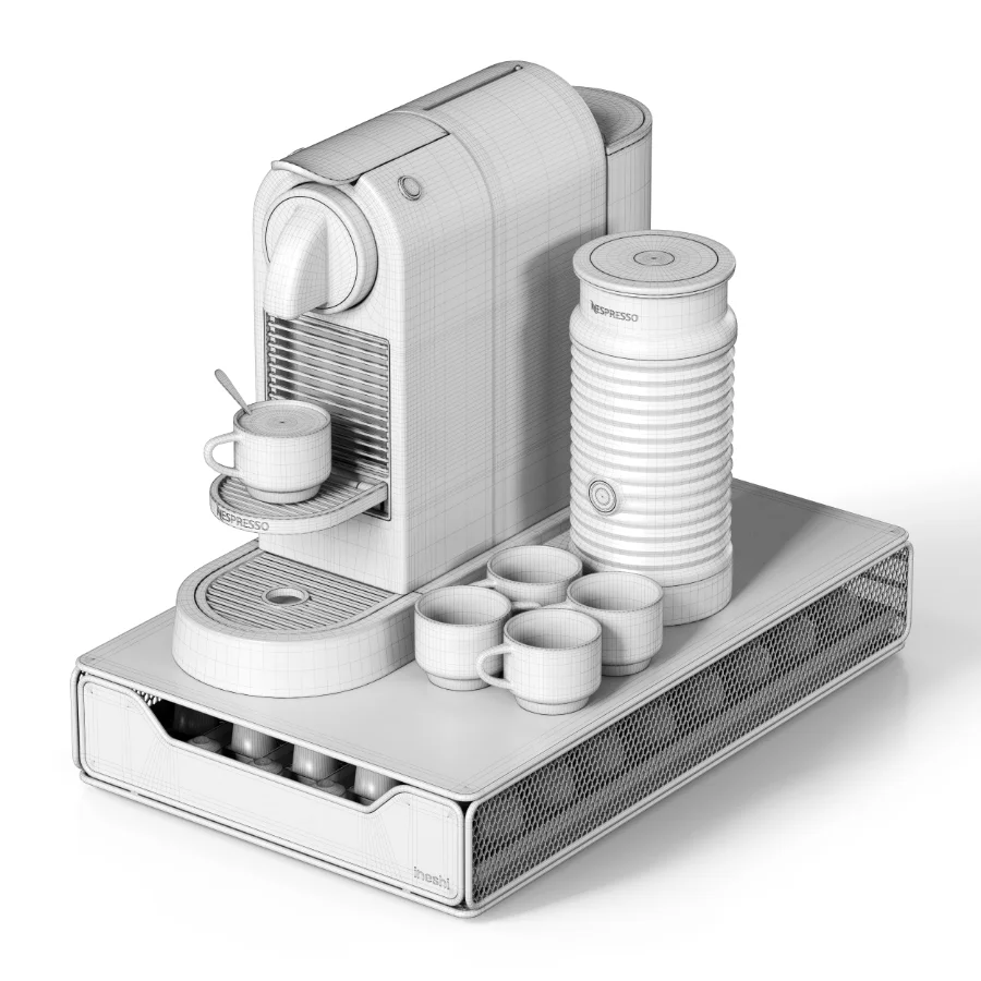 NESPRESSO COFFEE MACHINE & MAKER HOLDER Image 7