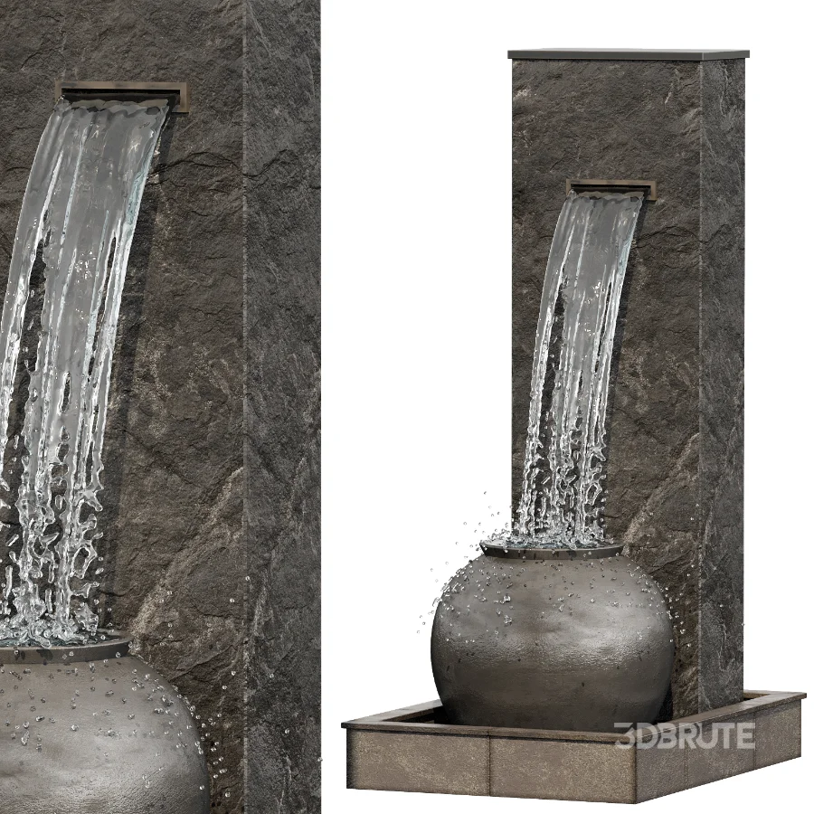 Modern Waterfall Fountain 42 Image 3