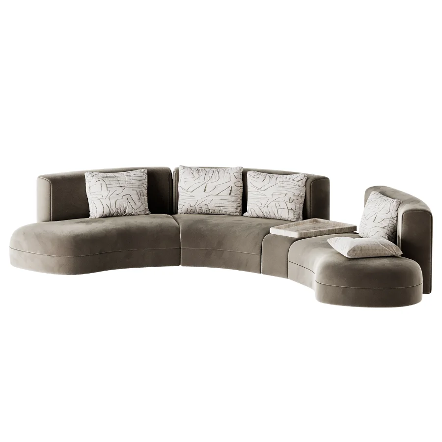 Modular curved sectional Sofa Image 1