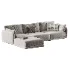 Naples Modular Upholstered Chaise L-Sectional - Thumbnail 3
