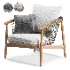 Crosshatch Chair and Ottoman - Thumbnail 6
