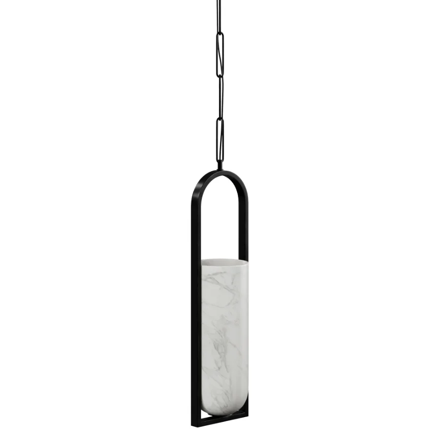 Melange Small Elongated Pendant by Visual Comfort Image 3