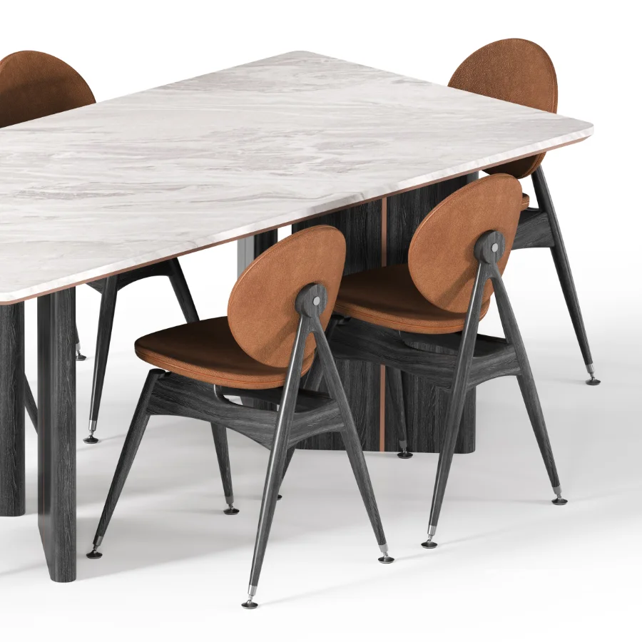 MODERN DINING TABLE AND CHAIRS Image 5