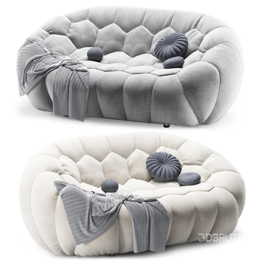 Boucle Brosen Sofa Image 3