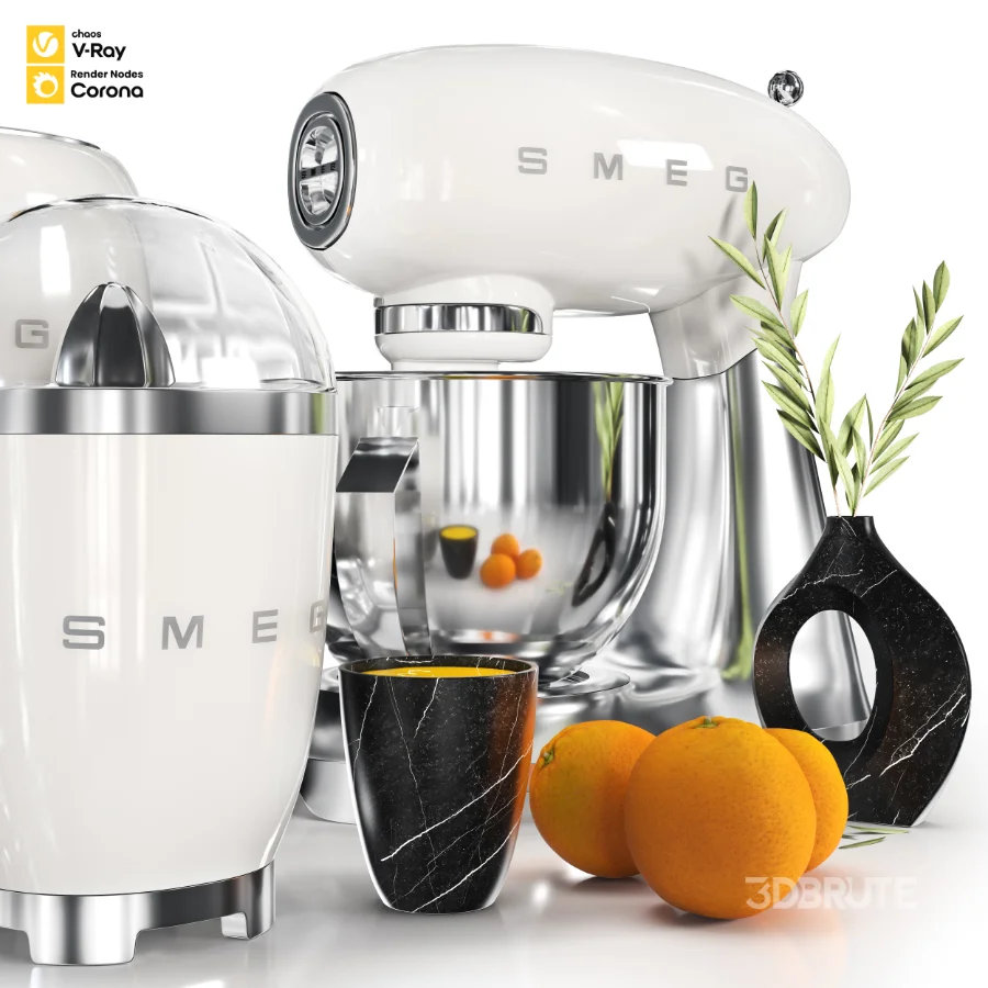 Set Kitchen Accessories (White Color) Image 3