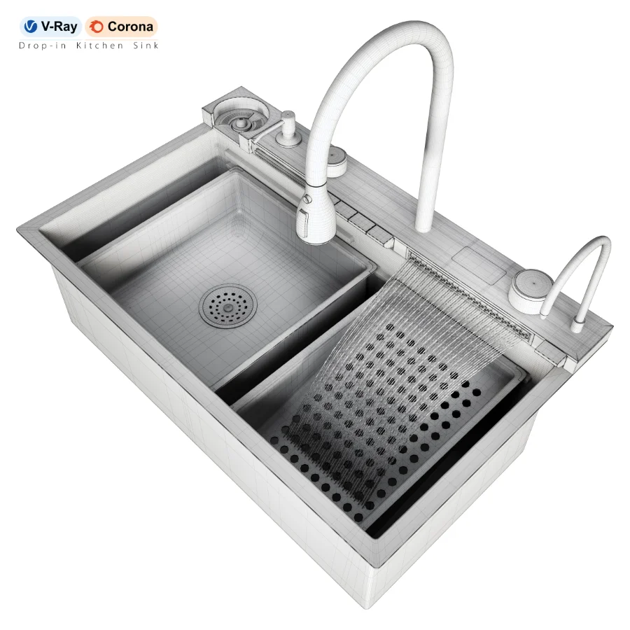Drop-in Kitchen Sink Image 6