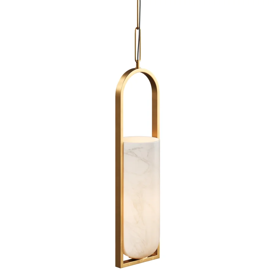 Melange Small Elongated Pendant by Visual Comfort Image 2