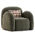 Flair Nina Boucle Teddy Accent Chair - Thumbnail 3