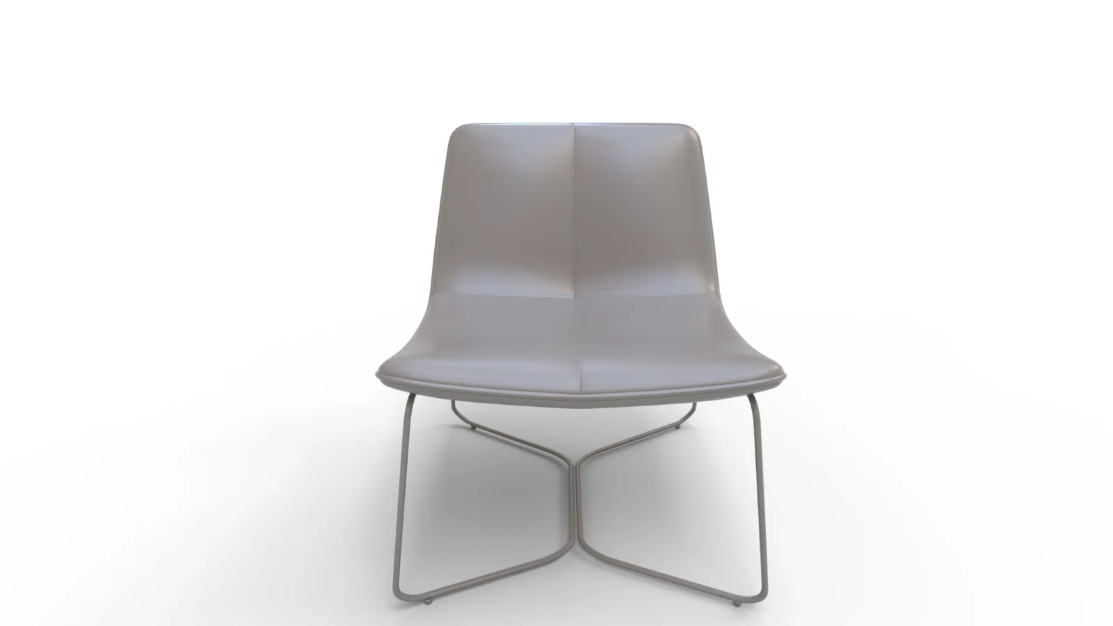 Tan Slope Lounge Chair Image 2