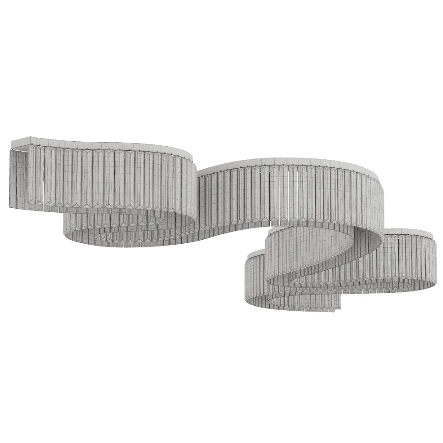 Spiral Chandelier set1 Image 5