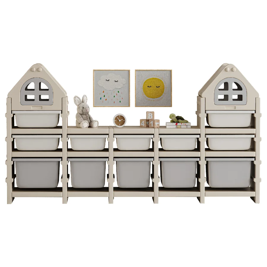 Toy Rack PTSTW12CL 12 drawers-Toy shelving Image 2