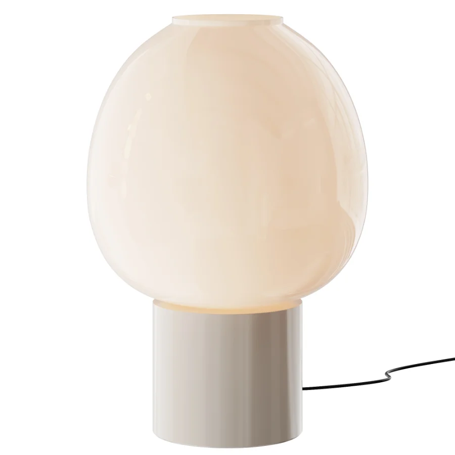 Glass Table Lamp Image 1